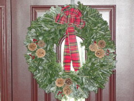 deluxe christmas wreath image